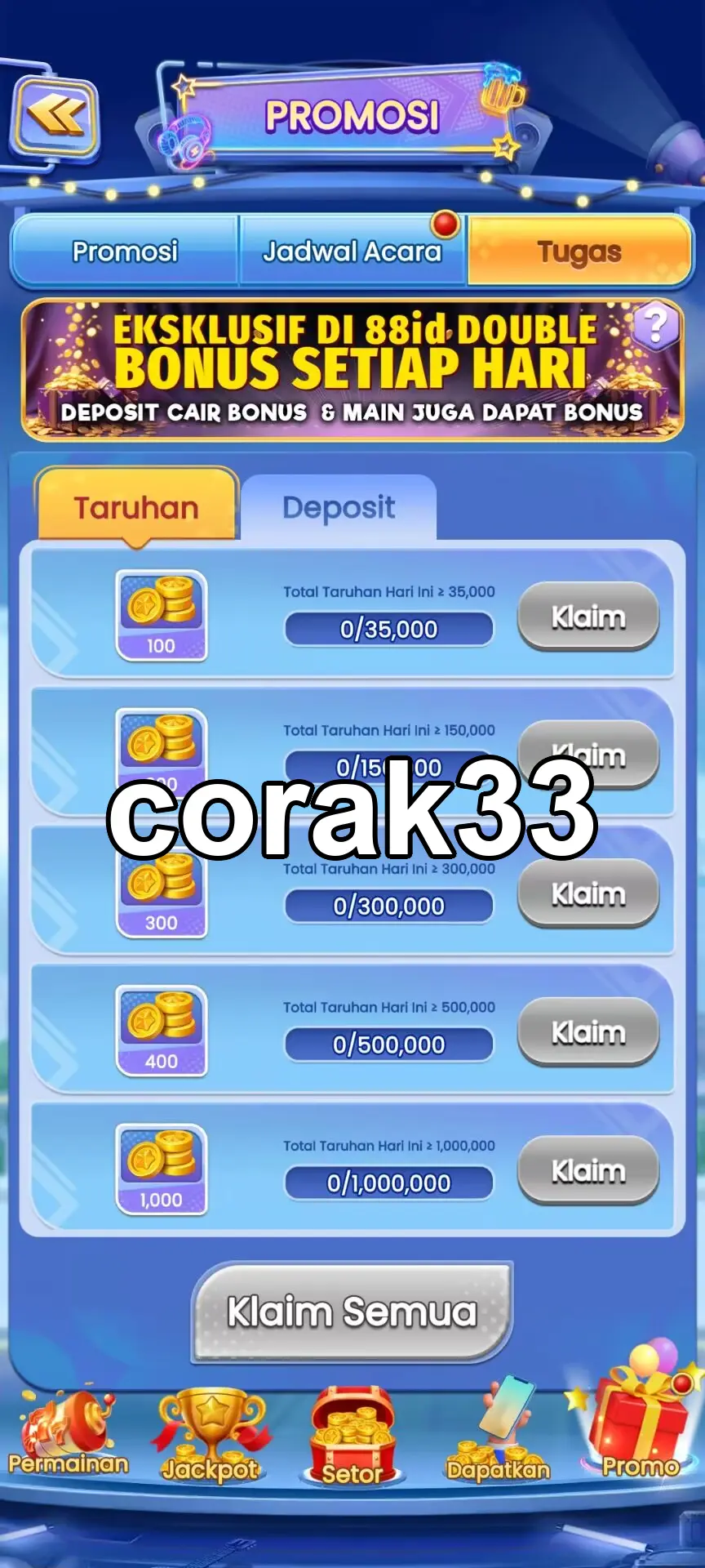 corak33 Tangkapan Layar Resmi APK